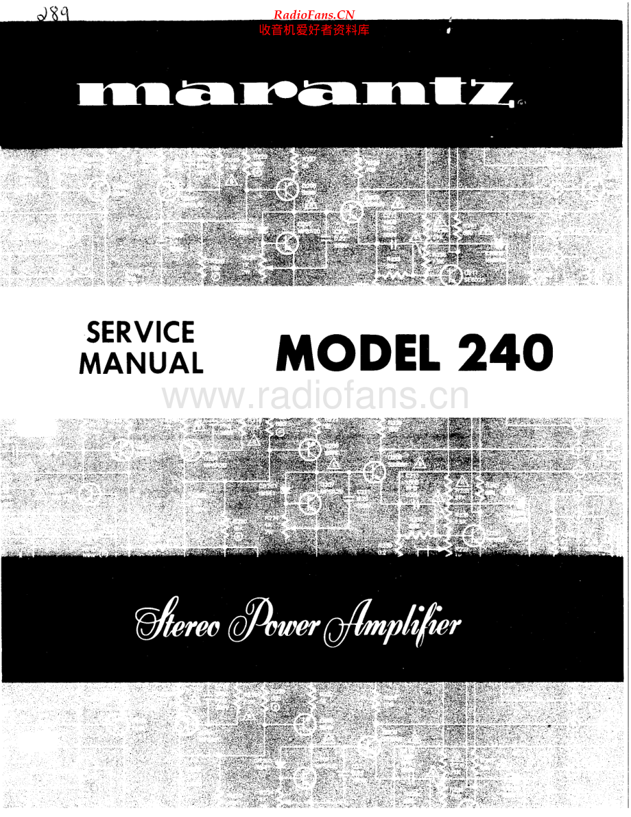 Marantz-240-pwr-sm 维修电路原理图.pdf_第1页