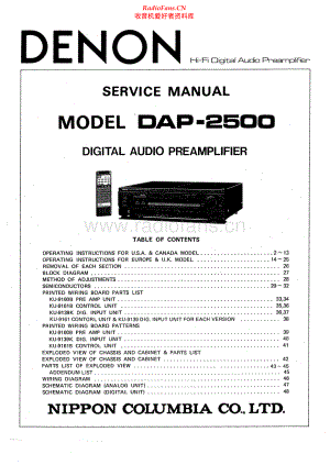 Denon-DAP2500-pre-sm维修电路原理图.pdf