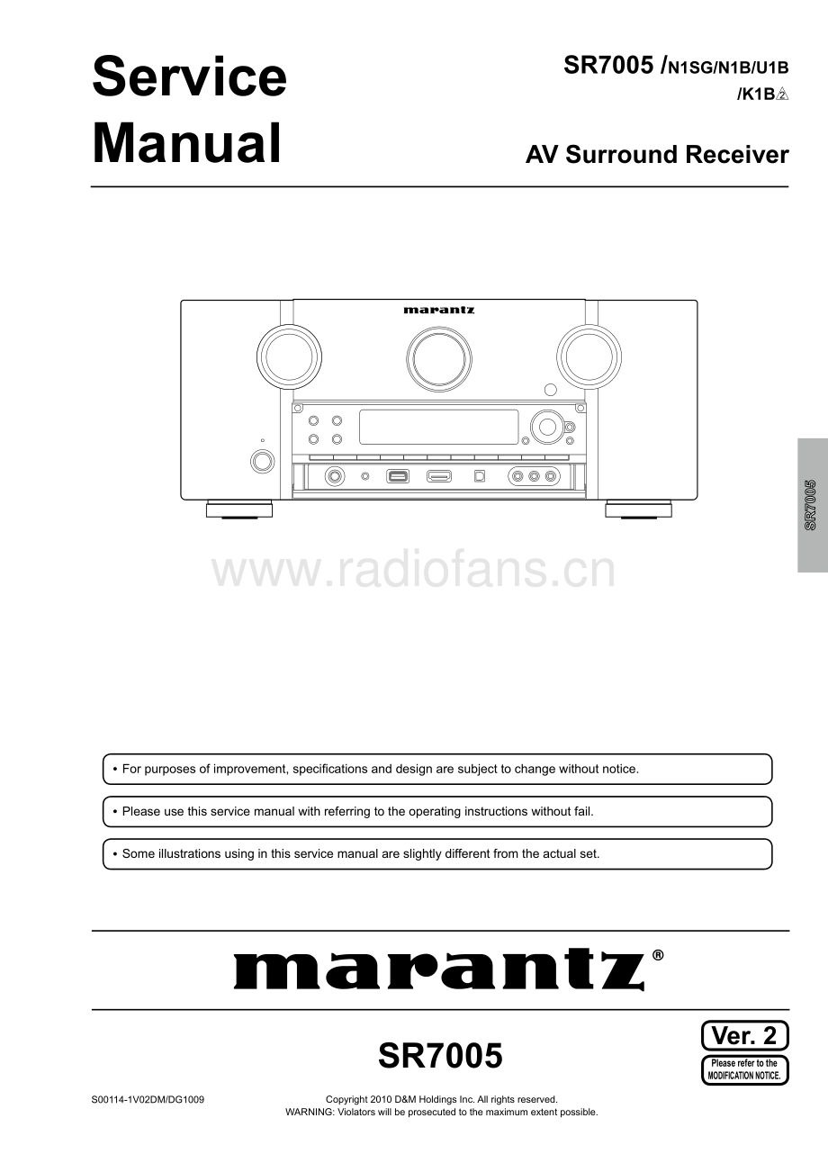 Marantz-SR7005-avr-sm 维修电路原理图.pdf_第1页