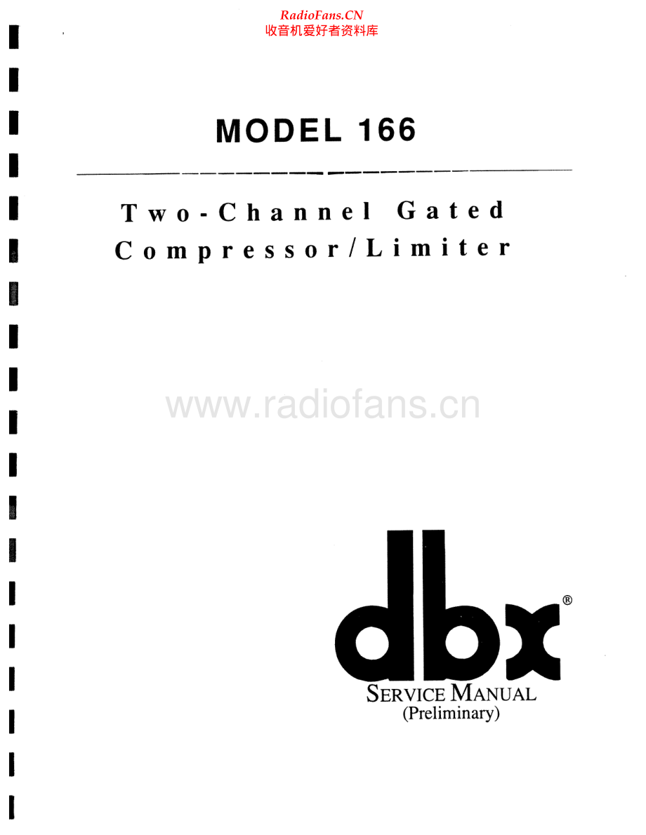 DBX-166-cl-sm维修电路原理图.pdf_第1页