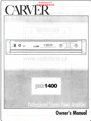 Carver-PM140-pwr-om维修电路原理图.pdf