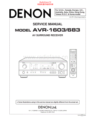Denon-AVR683-avr-sm维修电路原理图.pdf