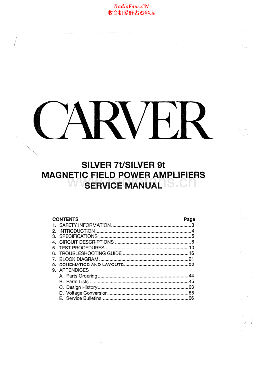 Carver-Silver7T-pwr-sm维修电路原理图.pdf_第1页