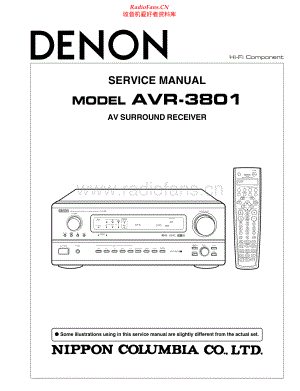 Denon-AVR3801-avr-sch维修电路原理图.pdf