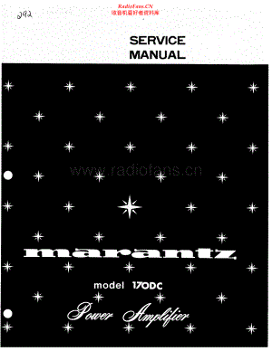 Marantz-DC170S-pwr-sm 维修电路原理图.pdf