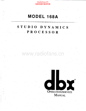 DBX-168A-dp-sm维修电路原理图.pdf