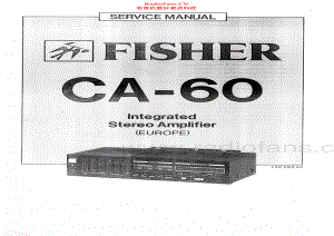 Fisher-CA60-int-sm维修电路原理图.pdf