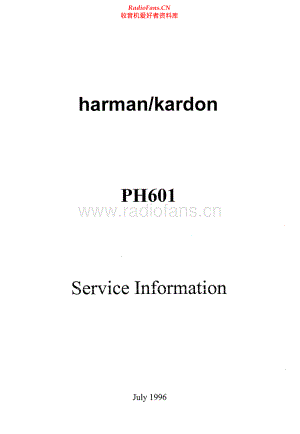 HarmanKardon-PH601-riaa-sch维修电路原理图.pdf