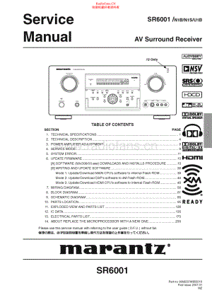 Marantz-SR6001-avr-sm 维修电路原理图.pdf