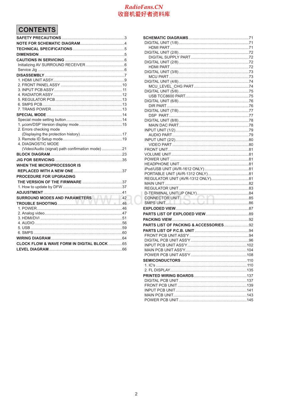 Denon-AVR1612-avr-sm维修电路原理图.pdf_第2页