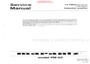 Marantz-PM52-int-sm 维修电路原理图.pdf