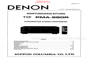 Denon-PMA980R-int-sm维修电路原理图.pdf
