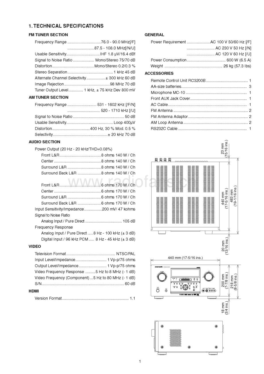 Marantz-SR9600-avr-sm 维修电路原理图.pdf_第3页
