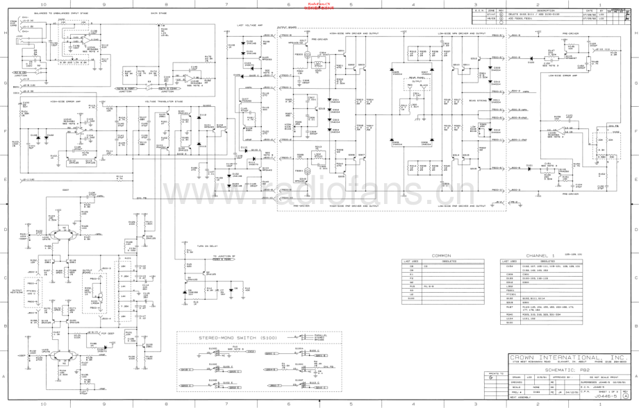 Crown-PB2-pwr-sch维修电路原理图.pdf_第1页