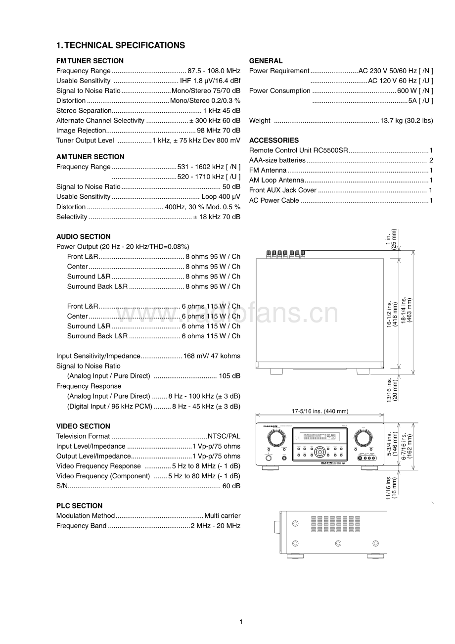 Marantz-ZR6001-avr-sm 维修电路原理图.pdf_第3页