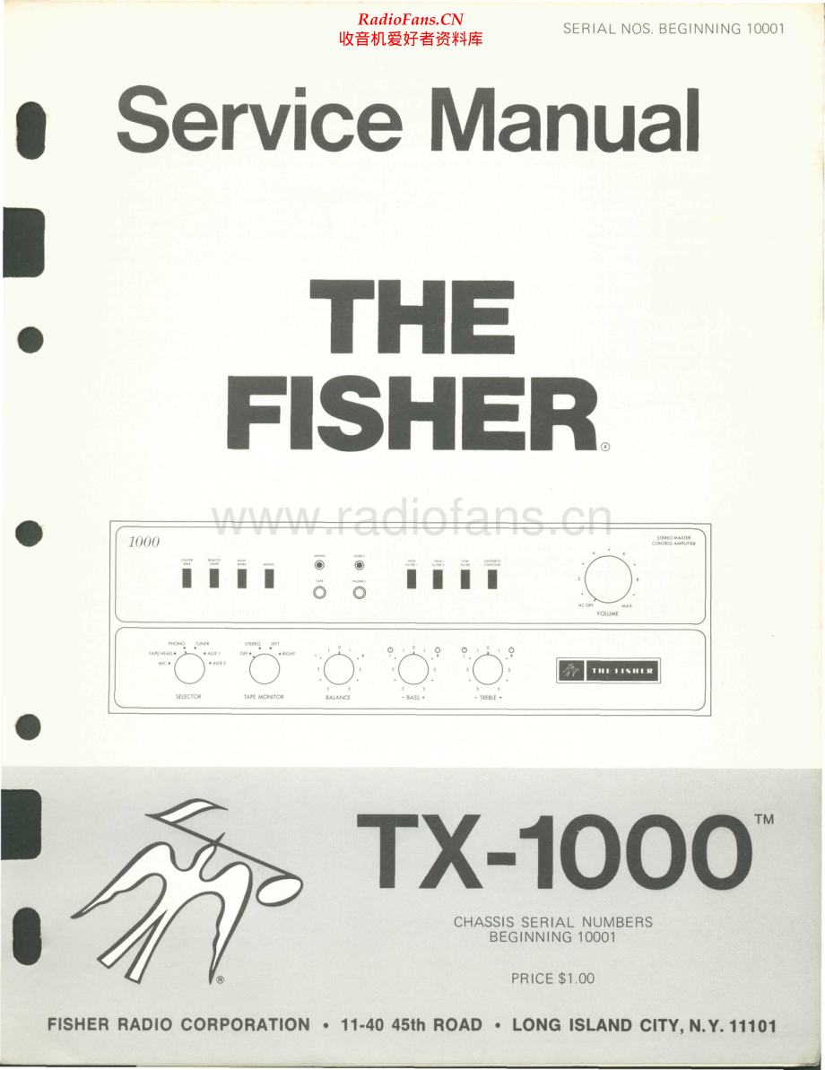 Fisher-TX1000-int-sm维修电路原理图.pdf_第1页