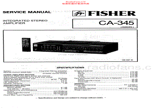 Fisher-CA345-int-sm维修电路原理图.pdf