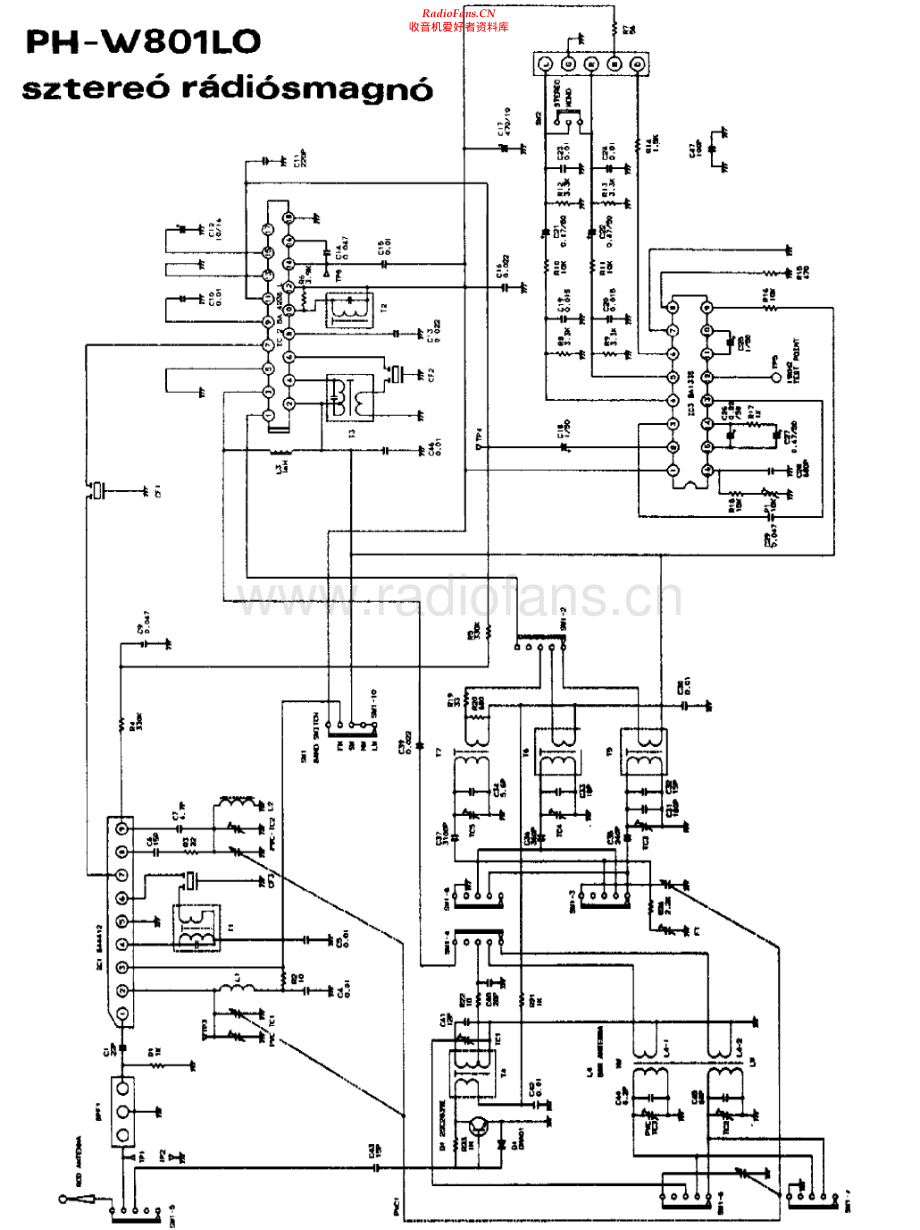 Fisher-PHW801LO-mc-sch维修电路原理图.pdf_第1页