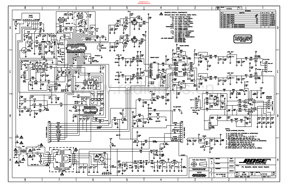 Bose-Wave1993-sch维修电路原理图.pdf_第1页