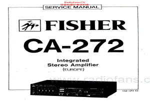 Fisher-CA272-int-sm维修电路原理图.pdf