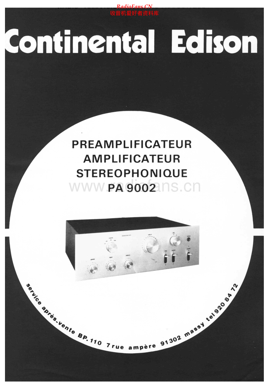 Continental-PA9002-int-sm维修电路原理图.pdf_第1页