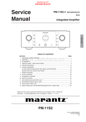 Marantz-PM11S2-int-sm 维修电路原理图.pdf