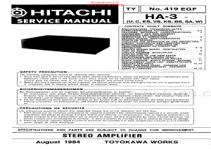 Hitachi-HA3-int-sm 维修电路原理图.pdf