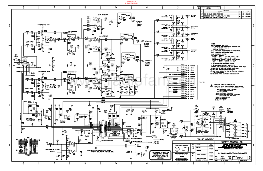 Bose-Am9P-pwr-sch维修电路原理图.pdf_第1页