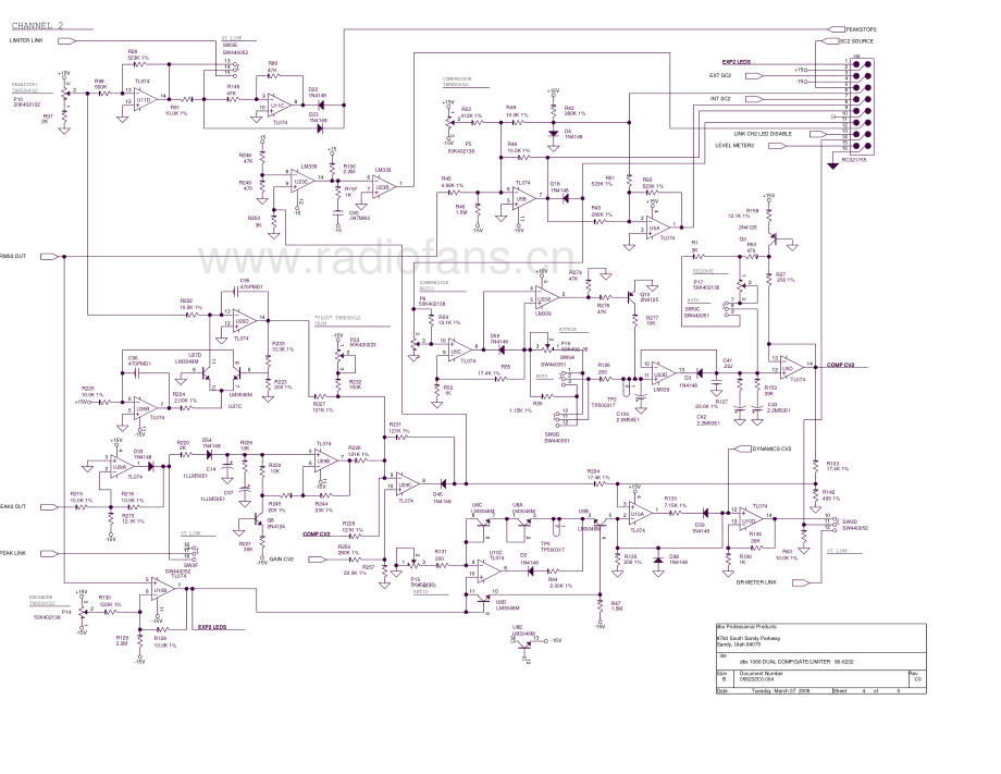 DBX-1066-lim-sch维修电路原理图.pdf_第3页
