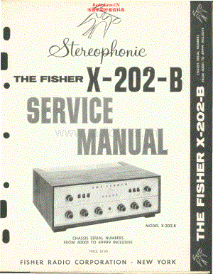 Fisher-X202B-int-sm1维修电路原理图.pdf