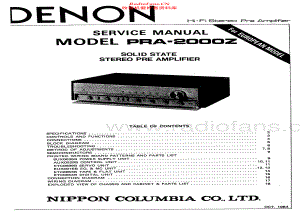 Denon-PRA2000Z-pre-sm维修电路原理图.pdf