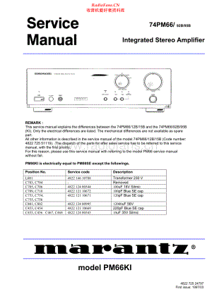 Marantz-PM66-int-sm 维修电路原理图.pdf