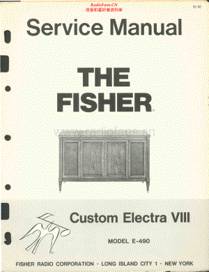 Fisher-CustomElectraE490-mc-sm维修电路原理图.pdf