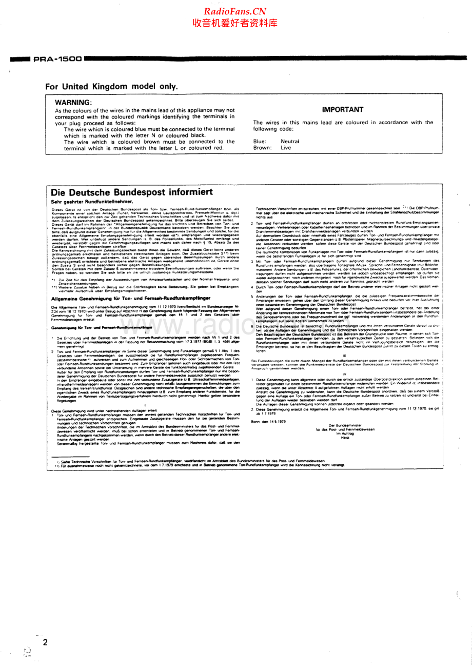 Denon-PRA1500-pre-sm维修电路原理图.pdf_第2页