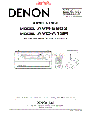Denon-AVCA1SR-avr-sm维修电路原理图.pdf