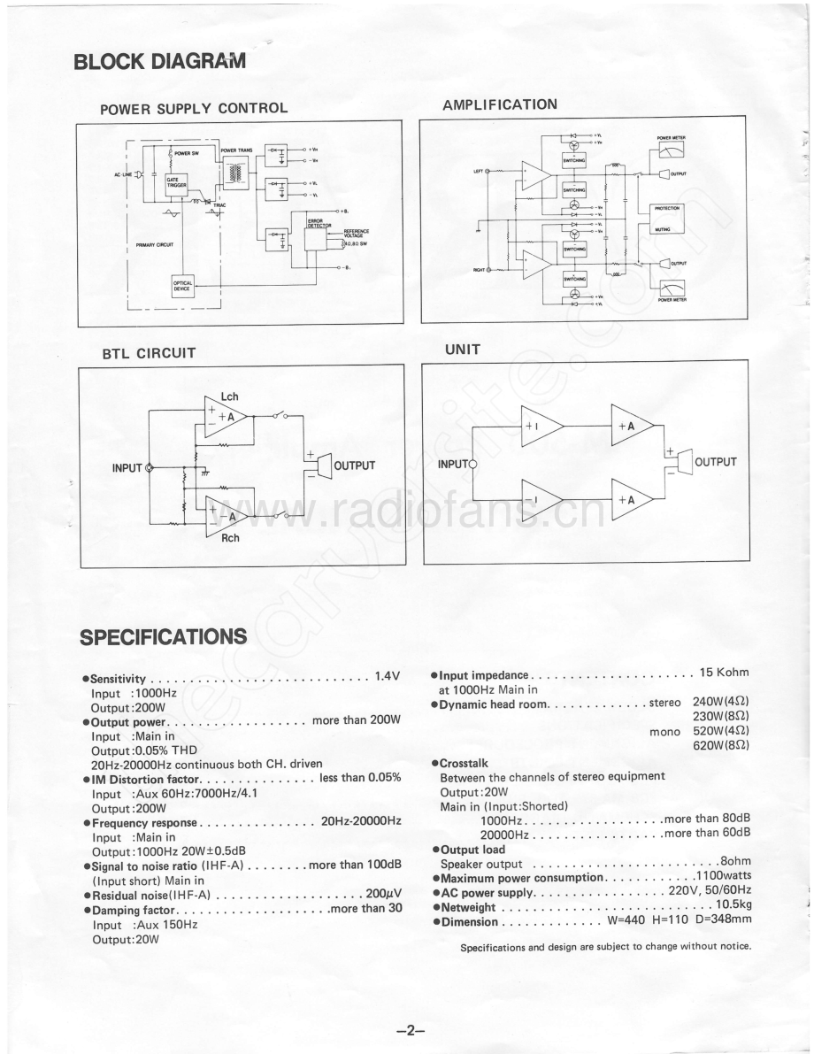Carver-M500-pwr-sm维修电路原理图.pdf_第3页
