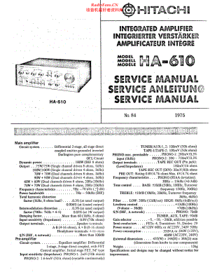 Hitachi-HA610-int-sm 维修电路原理图.pdf