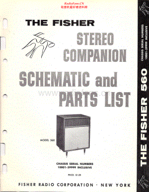Fisher-Companion560-mc-sm维修电路原理图.pdf