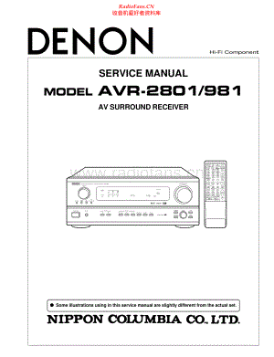 Denon-AVR2801-avr-sm维修电路原理图.pdf