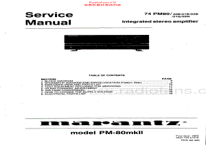 Marantz-PM80_MK2-int-sm 维修电路原理图.pdf