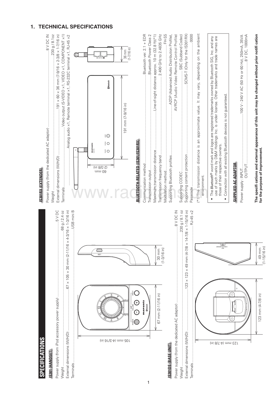 Marantz-IS301-wd-sm 维修电路原理图.pdf_第3页