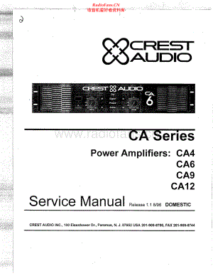 Crest-CA-Series-pwr-sm维修电路原理图.pdf