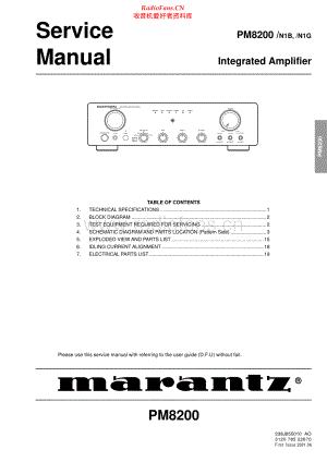 Marantz-PM8200-int-sm 维修电路原理图.pdf