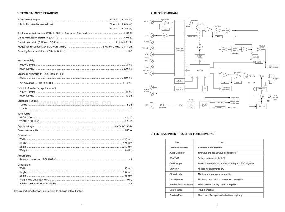 Marantz-PM8200-int-sm 维修电路原理图.pdf_第3页