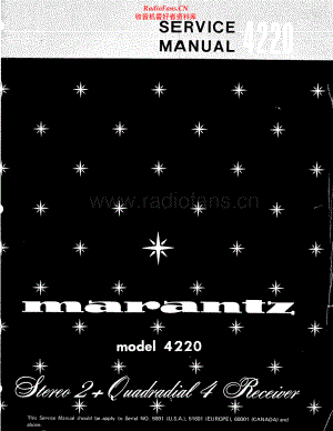 Marantz-4220-int-sm 维修电路原理图.pdf
