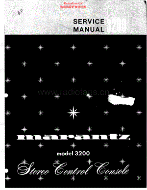 Marantz-3200-int-sm 维修电路原理图.pdf