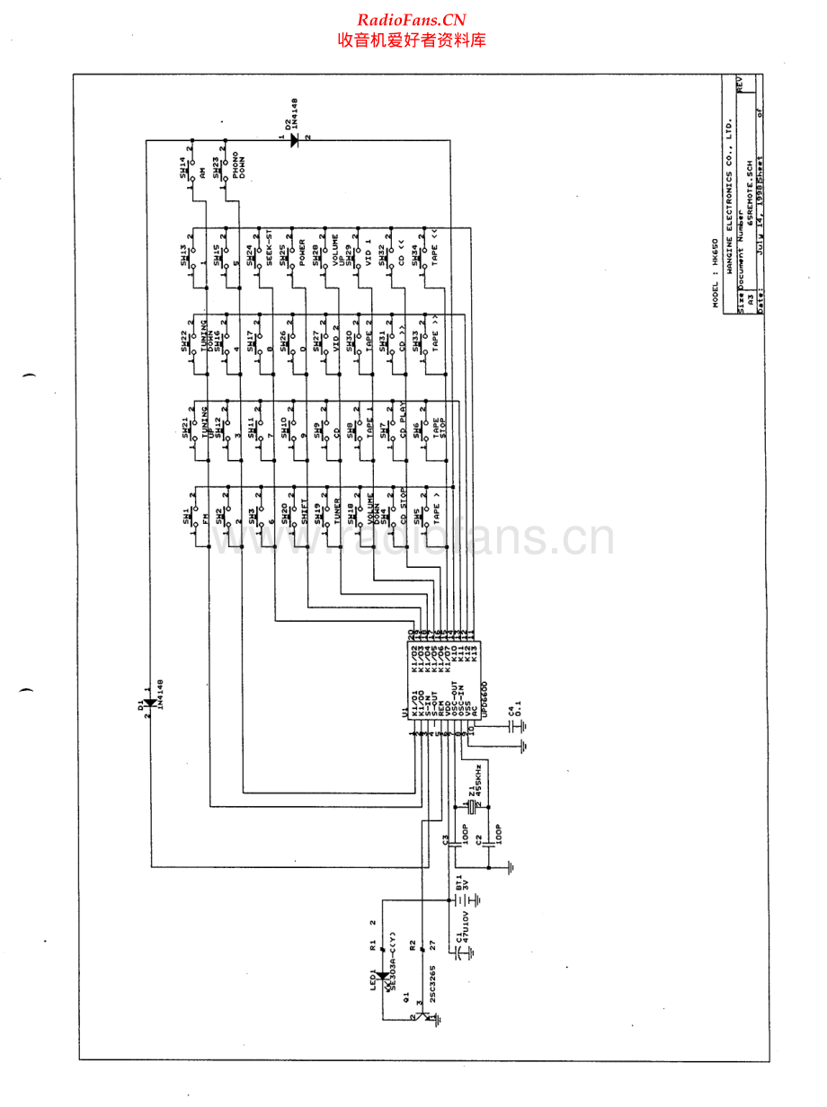 HarmanKardon-HK650-int-sch维修电路原理图.pdf_第1页