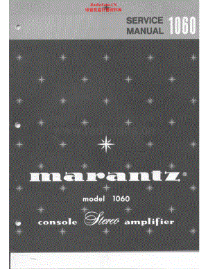 Marantz-1060-int-sm 维修电路原理图.pdf