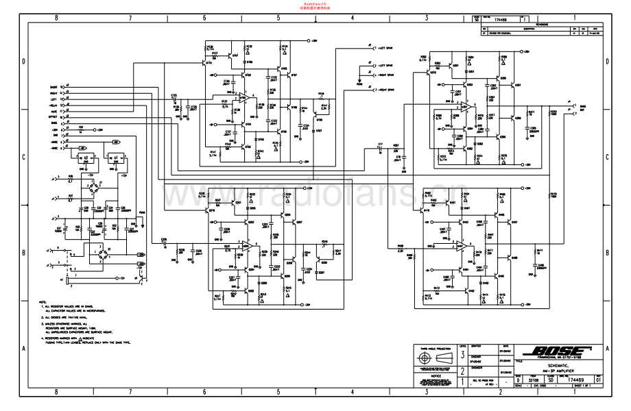 Bose-Am3P-pwr-sch维修电路原理图.pdf_第1页
