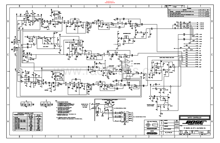 Bose-Am3P-pwr-sch维修电路原理图.pdf_第2页